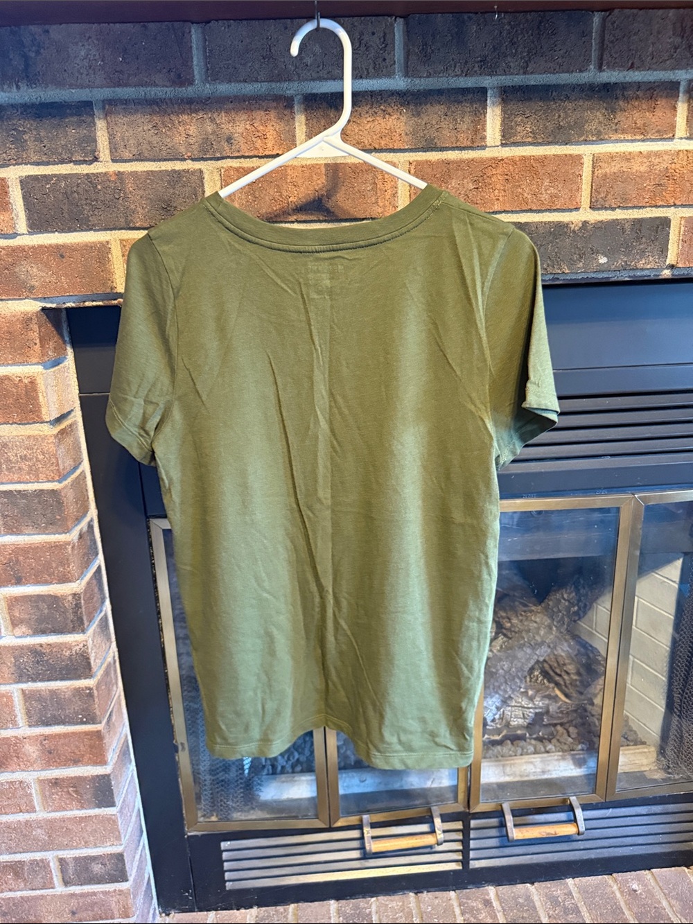 J. Crew Olive Green Crewneck Short Sleeve Tee - Picture 3 of 4